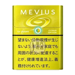 Mevius Citrus Option柑橘爆珠煙彈口味Ploom主機專用